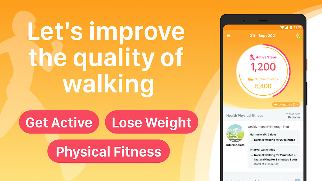 Run android online APK Walkmetrix - step count app from MyAndroid or emulate Walkmetrix - step count app using MyAndroid