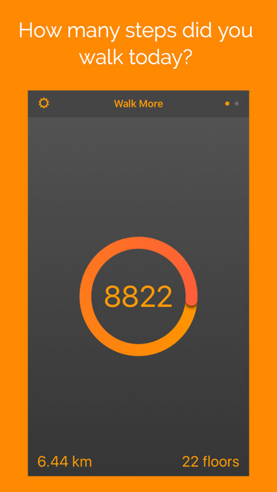Emulate iPhone app Walk More: activity pedometer using MyAndroid Emulate iPhone app Walk More: activity pedometer using MyAndroid