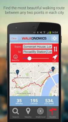 Emulate Android APK Walkonomics Navigation  Maps