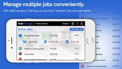 Emulate iPhone app Walkthrough by TaskTape using MyAndroid