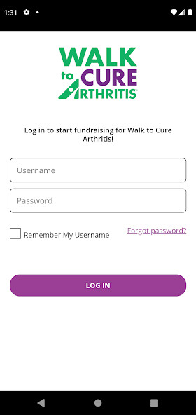 Run android online APK Walk to Cure Arthritis from MyAndroid or emulate Walk to Cure Arthritis using MyAndroid