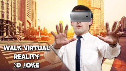 Emulate iPhone app Walk Virtual Reality 3D Joke using MyAndroid