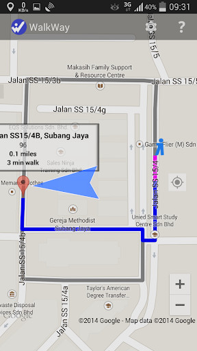 Run android online APK WalkWay Navi - GPS For Walking from MyAndroid or emulate WalkWay Navi - GPS For Walking using MyAndroid
