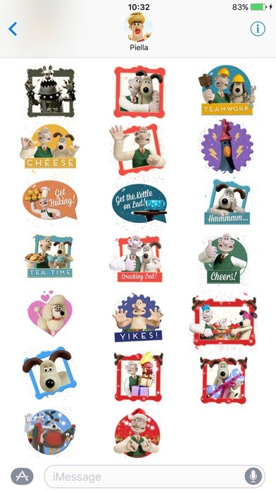Emulate iPhone app Wallace and Gromit Stickers using MyAndroid Emulate iPhone app Wallace and Gromit Stickers using MyAndroid