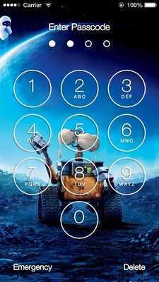 Emulate Android APK Wall E 2 Lock Screen