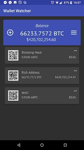 Run android online APK Wallet Watcher - Bitcoin QR Scanner from MyAndroid or emulate Wallet Watcher - Bitcoin QR Scanner using MyAndroid Run android online APK Wallet Watcher - Bitcoin QR Scanner from MyAndroid or emulate Wallet Watcher - Bitcoin QR Scanner using MyAndroid