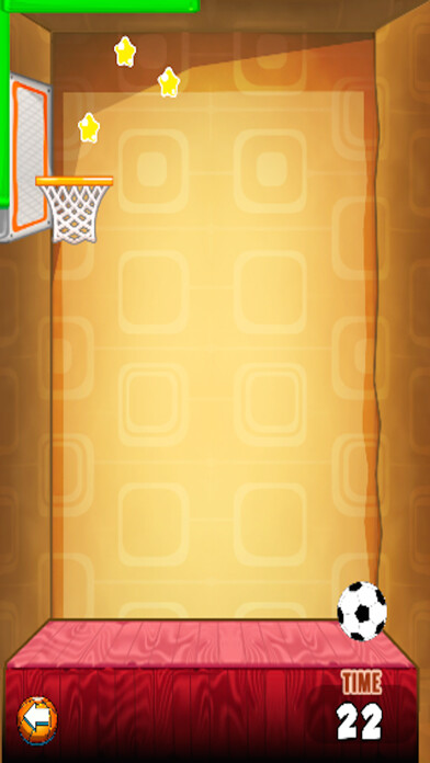 Emulate iPhone app Wall Free Throw Soccer Game using MyAndroid