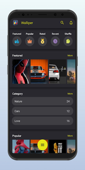 Run android online APK Walliper 4K, HD Wallpapers  Backgrounds from MyAndroid or emulate Walliper 4K, HD Wallpapers  Backgrounds using MyAndroid
