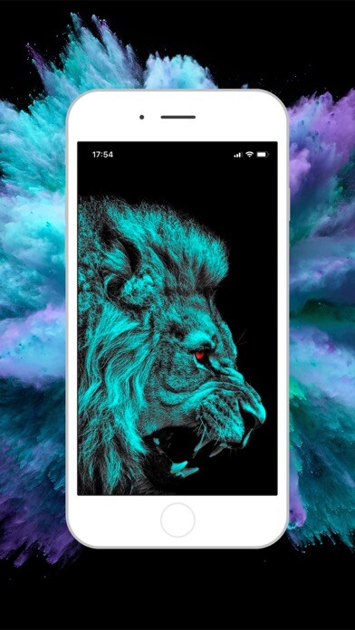 Emulate iPhone app Wallpaper Explosion- 4k & Live using MyAndroid