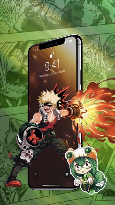 Emulate iPhone app Wallpaper for My Hero Academia using MyAndroid Emulate iPhone app Wallpaper for My Hero Academia using MyAndroid