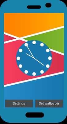 Emulate Android APK Wallpaper HD Clock