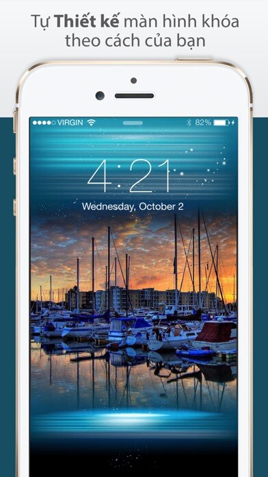 Emulate iPhone app Wallpaper & Lock screen using MyAndroid