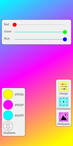 Run android online APK Wallpaper - Multi Color Gradient Style from MyAndroid or emulate Wallpaper - Multi Color Gradient Style using MyAndroid