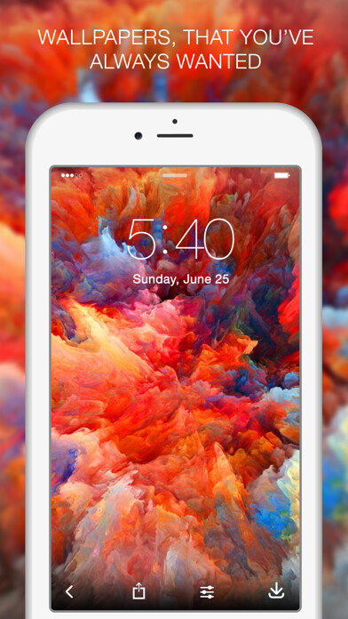 Emulate iPhone app Wallpaper Plus (Ad Free) using MyAndroid