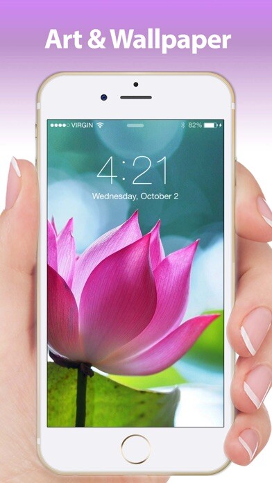 Emulate iPhone app Wallpapers & Backgrounds 2016 using MyAndroid