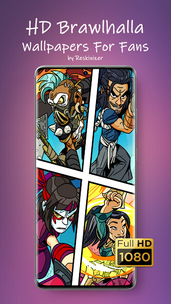 Run android online APK Wallpapers Brawlhalla Full HD from MyAndroid or emulate Wallpapers Brawlhalla Full HD using MyAndroid