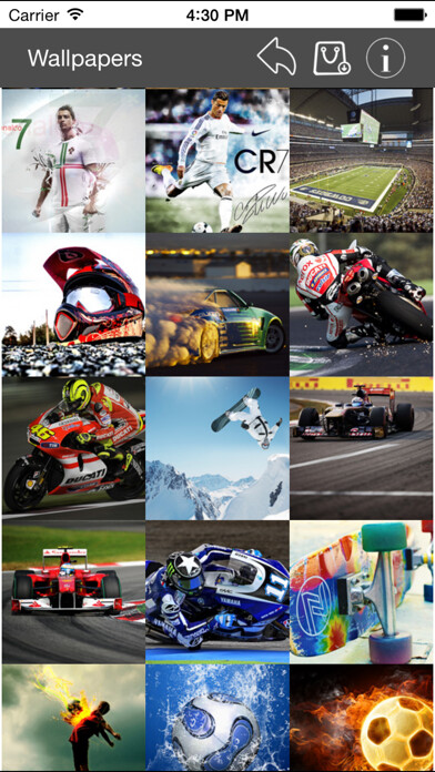 Emulate iPhone app Wallpapers Collection Sport Edition using MyAndroid Emulate iPhone app Wallpapers Collection Sport Edition using MyAndroid