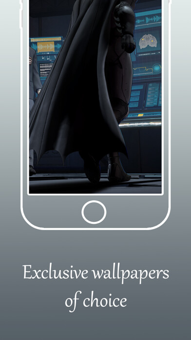 Emulate iPhone app Wallpapers For Batman Edition -The Telltale Series using MyAndroid