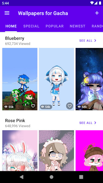 Run android online APK Wallpapers for Gacha Life from MyAndroid or emulate Wallpapers for Gacha Life using MyAndroid