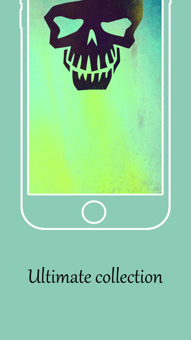 Emulate iPhone app Wallpapers For Suicide Squad Edition using MyAndroid