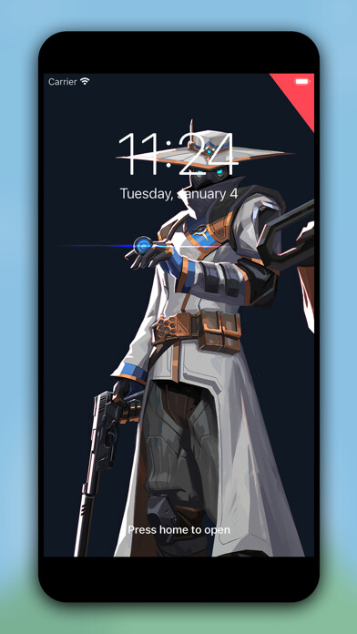 Emulate iPhone app Wallpapers for Valorant Fans using MyAndroid