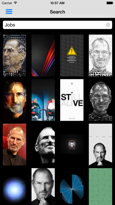 Emulate iPhone app Wallpapers HD Free - supported for all devices using MyAndroid
