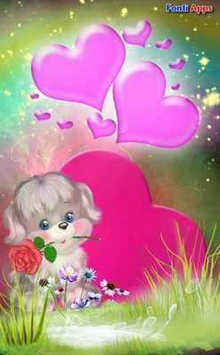 Emulate Android APK Wallpapers Hearts