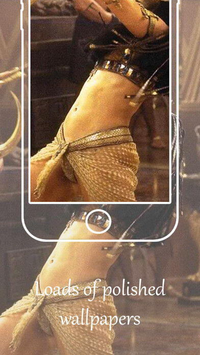Emulate iPhone app Wallpapers The Mummy Edition using MyAndroid