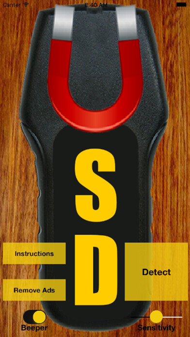 Emulate iPhone app Wall Stud Detector using MyAndroid Emulate iPhone app Wall Stud Detector using MyAndroid