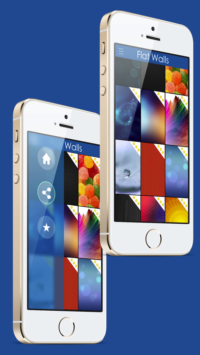 Emulate iPhone app Walls - wallpapers with offline support using MyAndroid Emulate iPhone app Walls - wallpapers with offline support using MyAndroid