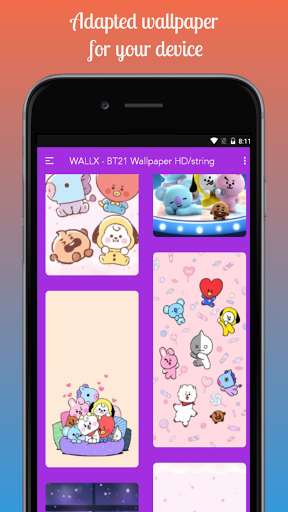 Run android online APK WALLX - BT21 Wallpaper HD from MyAndroid or emulate WALLX - BT21 Wallpaper HD using MyAndroid