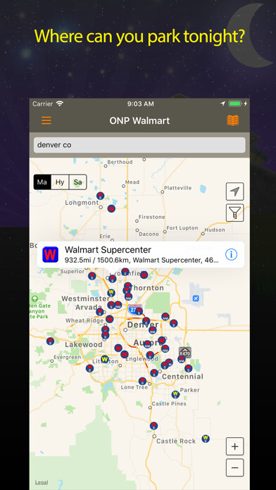 Emulate iPhone app Walmart Overnight Parking using MyAndroid Emulate iPhone app Walmart Overnight Parking using MyAndroid