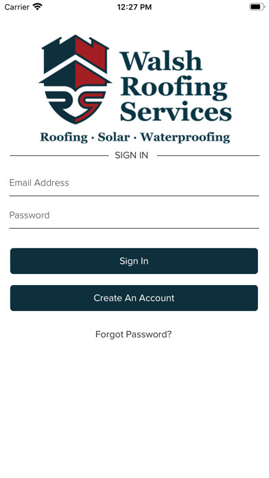 Emulate iPhone app Walsh Roofing Services using MyAndroid Emulate iPhone app Walsh Roofing Services using MyAndroid