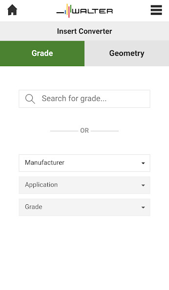 Emulate iPhone app Walter Insert Converter using MyAndroid