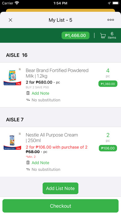 Emulate iPhone app WalterMart Delivery using MyAndroid