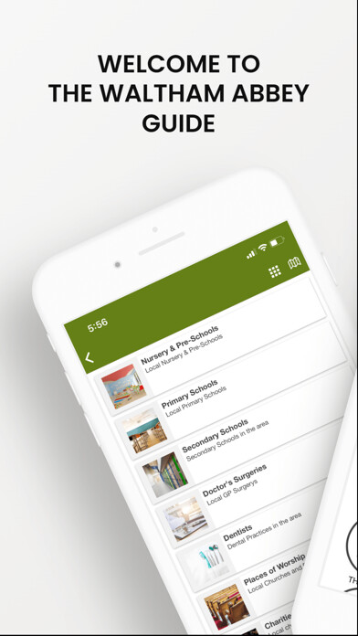 Emulate iPhone app Waltham Abbey Guide using MyAndroid Emulate iPhone app Waltham Abbey Guide using MyAndroid