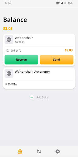 Run android online APK Waltonchain from MyAndroid or emulate Waltonchain using MyAndroid