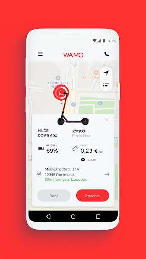 Run android online APK WAMO: E-Scooter Sharing from MyAndroid or emulate WAMO: E-Scooter Sharing using MyAndroid