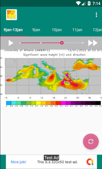 Run android online APK WAM Swell Mediterranean Widget from MyAndroid or emulate WAM Swell Mediterranean Widget using MyAndroid