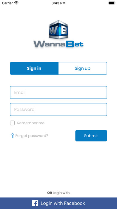 Emulate iPhone app WannaBet Pro using MyAndroid