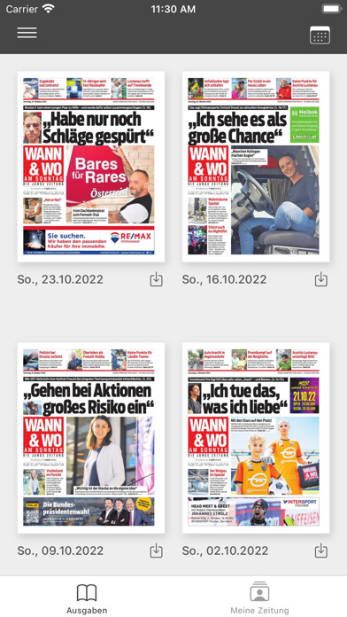Emulate iPhone app Wann und Wo using MyAndroid