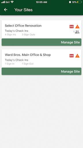 Run android online APK Ward Bros Construction Site Sign In from MyAndroid or emulate Ward Bros Construction Site Sign In using MyAndroid