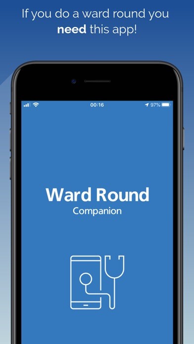 Emulate iPhone app Ward Round Companion using MyAndroid