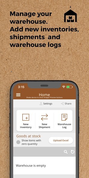 Emulate iPhone app Warehouse Inventory & Shipment using MyAndroid Emulate iPhone app Warehouse Inventory & Shipment using MyAndroid