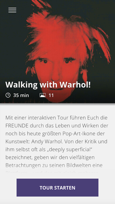 Emulate iPhone app WARHOL & FREUNDE using MyAndroid Emulate iPhone app WARHOL & FREUNDE using MyAndroid