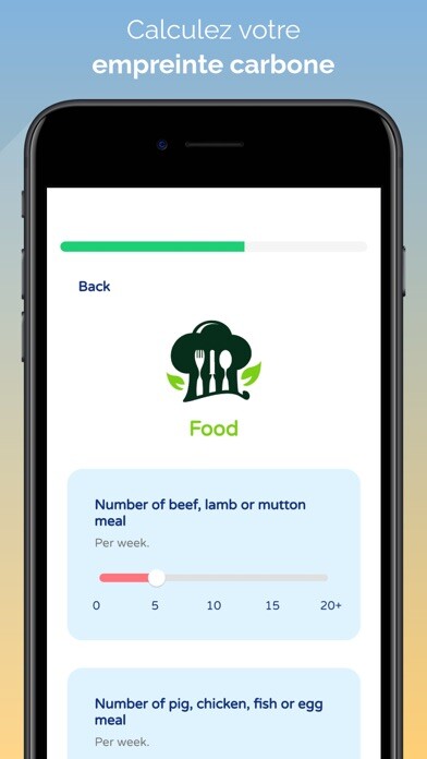 Emulate iPhone app Warmd - Fight climate change using MyAndroid