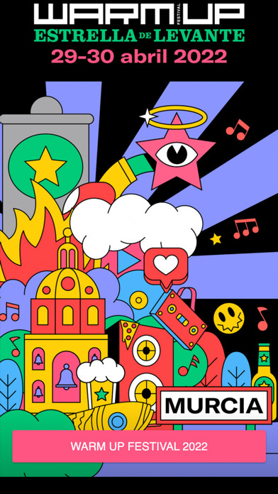 Emulate iPhone app WARM UP - Estrella de Levante using MyAndroid