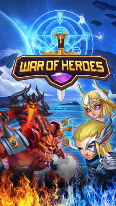 Emulate iPhone app War of Heroes - Dungeon Battle using MyAndroid