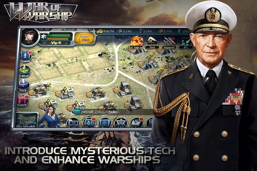 Run android online APK War of Warship from MyAndroid or emulate War of Warship using MyAndroid