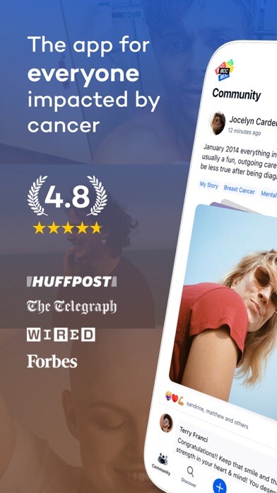 Emulate iPhone app War On Cancer – Social App using MyAndroid